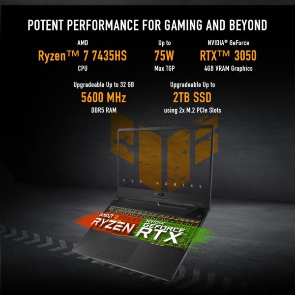 ASUS TUF Gaming A15, AMD Ryzen 7 - Image 2