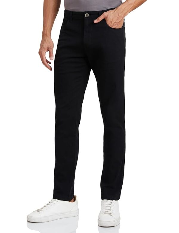 Symbol Men's Slim Fit Mid Rise Trouser