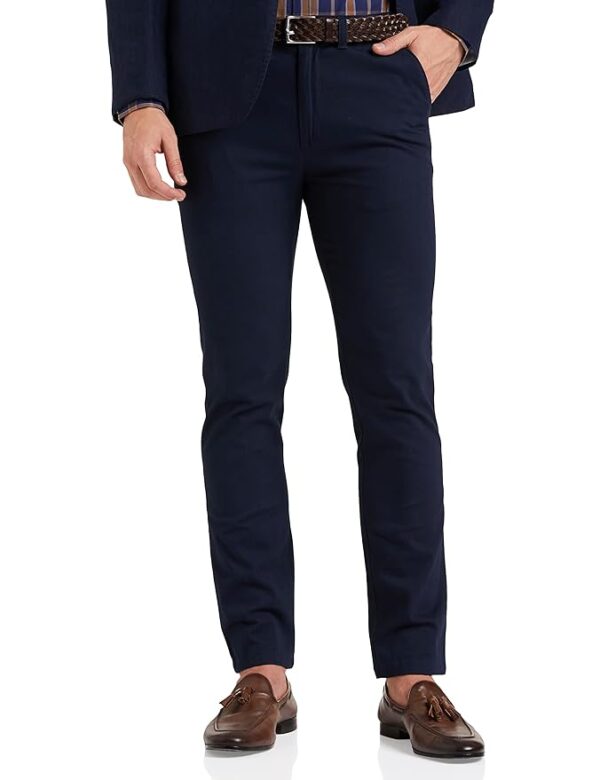 Amazon Brand - Symbol Men's Regular Fit Mid Rise Pants