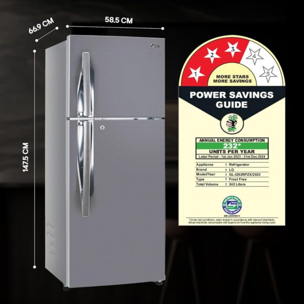 LG 242 L 3 Star Smart Inverter Frost-Free - Image 5