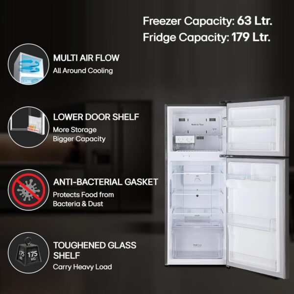 LG 242 L 3 Star Smart Inverter Frost-Free - Image 3