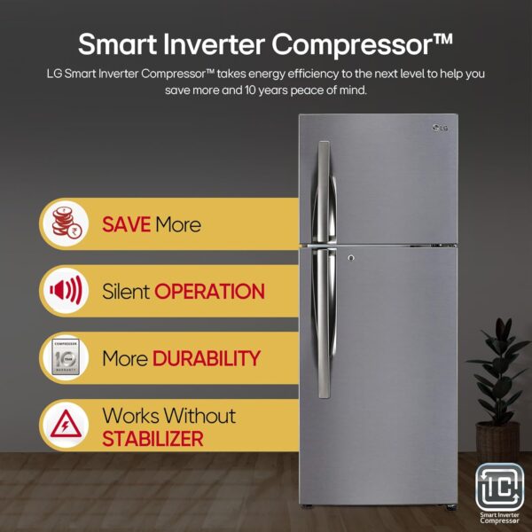 LG 242 L 3 Star Smart Inverter Frost-Free - Image 7