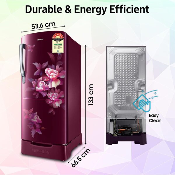 Samsung 183 L, 5 Star, Digital Inverter - Image 4