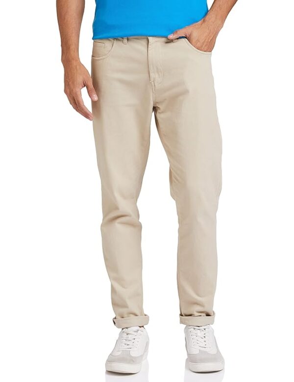 Symbol Men's Slim Fit Mid Rise Trouser - Image 2