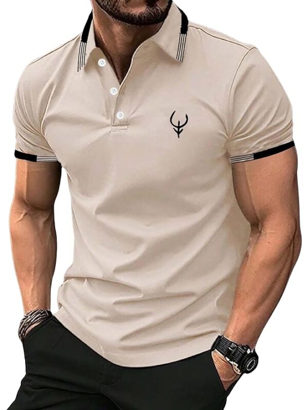 Lymio Men T-Shirt Polo T Shirt - Image 4
