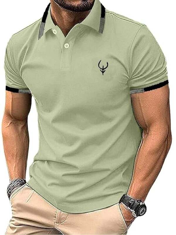 Lymio Men T-Shirt Polo T Shirt - Image 3