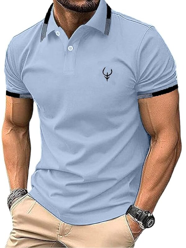 Lymio Men T-Shirt Polo T Shirt