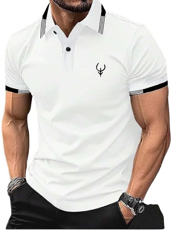 Lymio Men T-Shirt Polo T Shirt - Image 5
